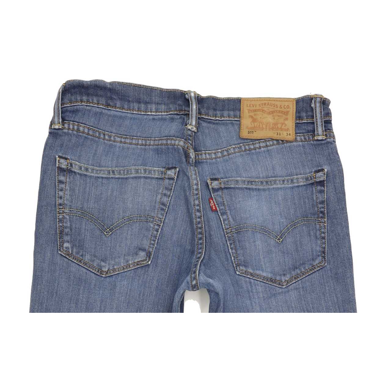 Levi's 511 Men Blue Straight Slim Jeans W31 L34