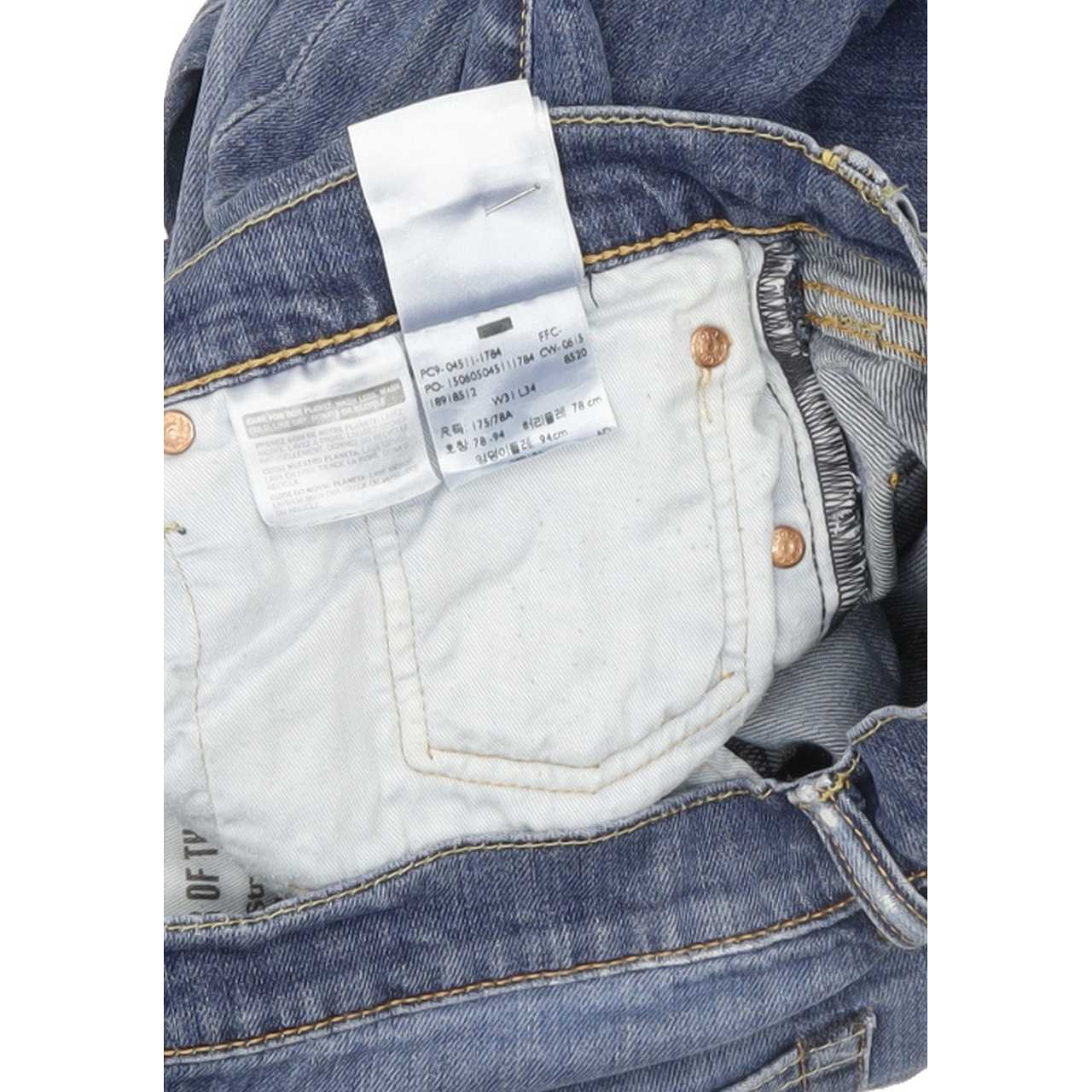 Levi's 511 Men Blue Straight Slim Jeans W31 L34