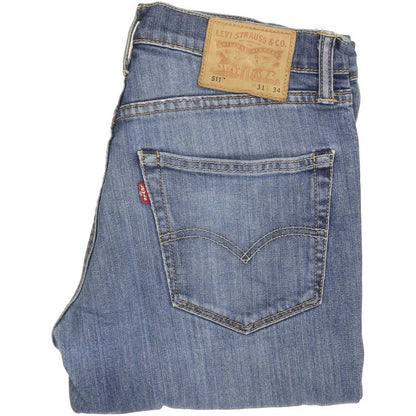 Levi's 511 Men Blue Straight Slim Jeans W31 L34