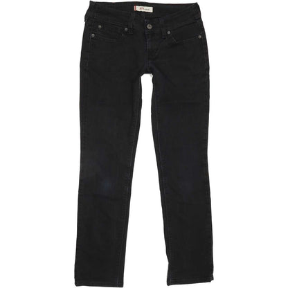 Levi's 571 Women Black Straight Slim Stretch Jeans W29 L29