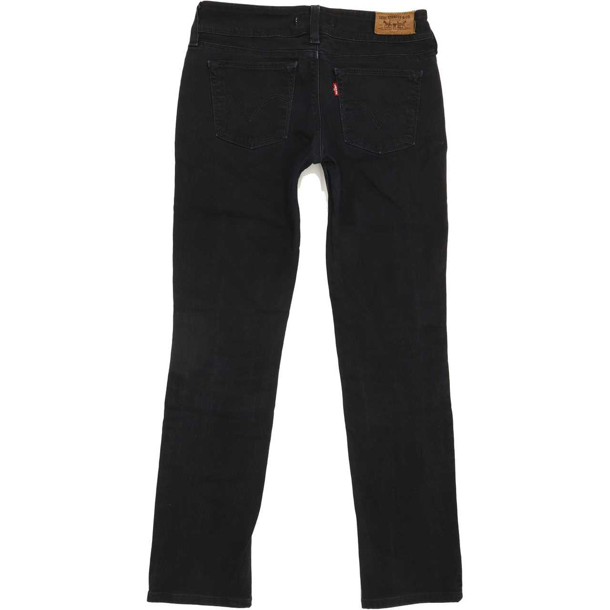Levi's 571 Women Black Straight Slim Stretch Jeans W29 L29