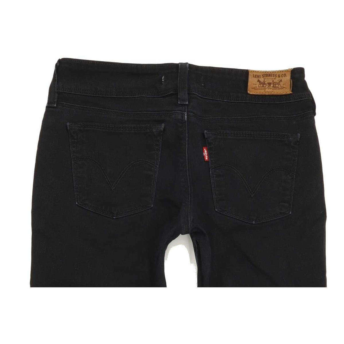 Levi's 571 Women Black Straight Slim Stretch Jeans W29 L29