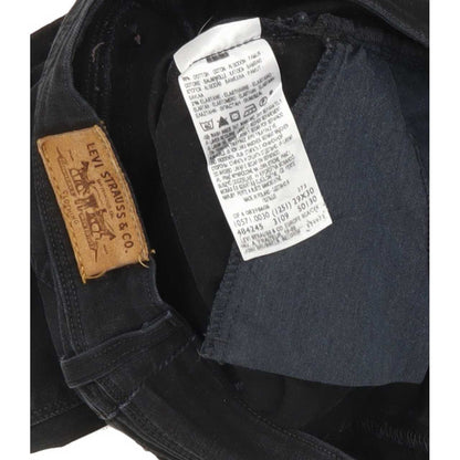 Levi's 571 Women Black Straight Slim Stretch Jeans W29 L29