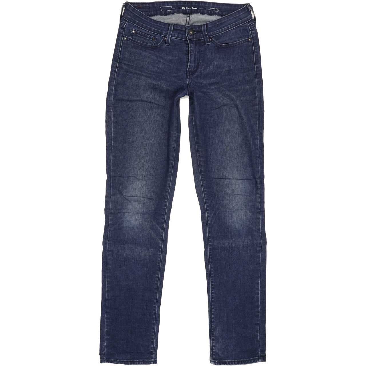 Levi's Slight Curve Women Blue Straight Slim Jeans W27 L32