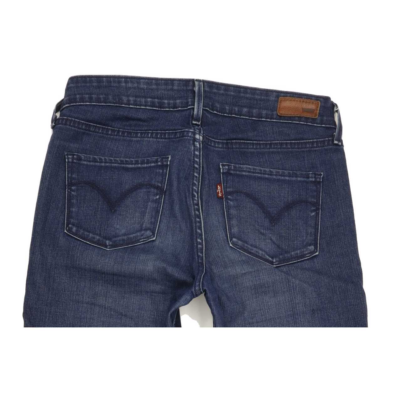 Levi's Slight Curve Women Blue Straight Slim Jeans W27 L32