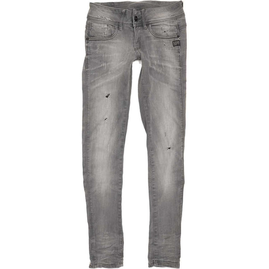 G-Star Midge Cody Women Grey Skinny Slim Stretch Jeans W25 L32