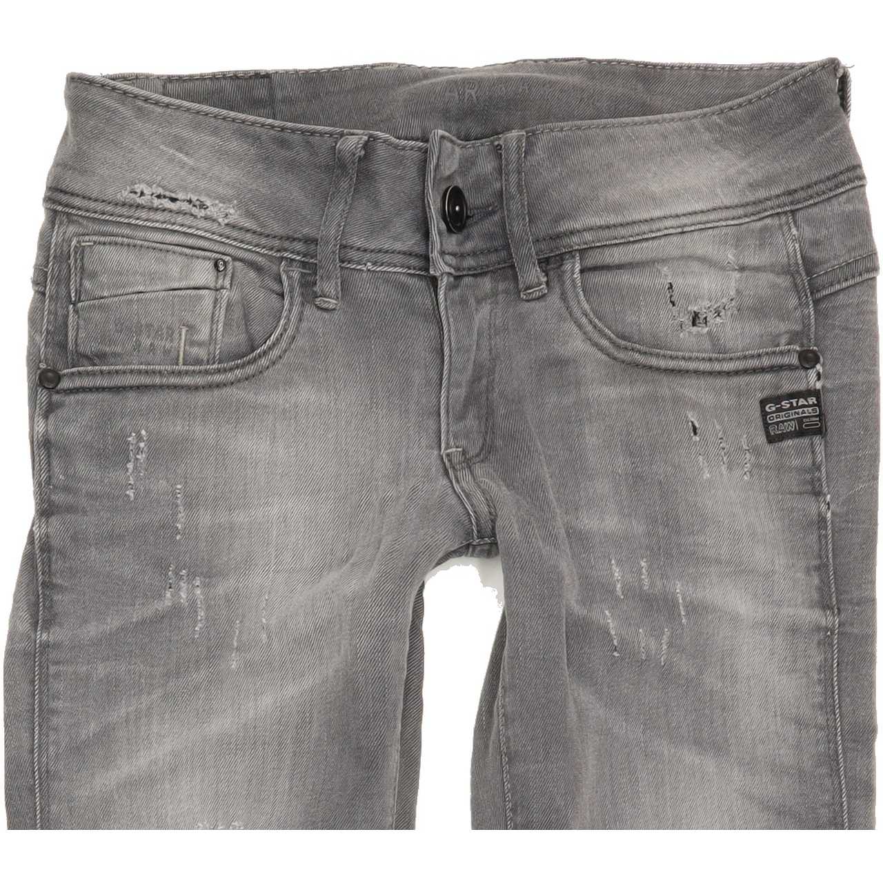 G-Star Midge Cody Women Grey Skinny Slim Stretch Jeans W25 L32