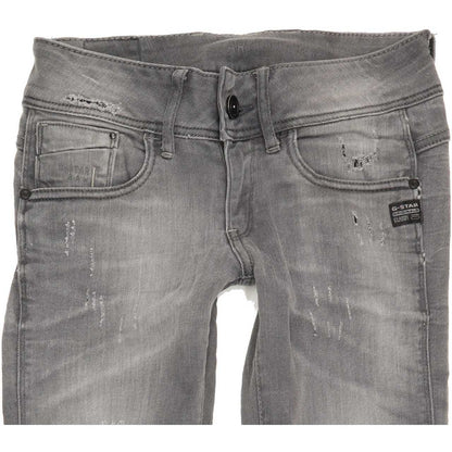G-Star Midge Cody Women Grey Skinny Slim Stretch Jeans W25 L32