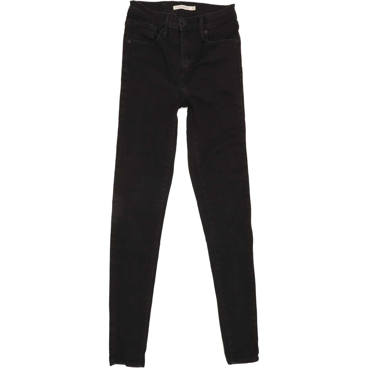 Levi's Mile High Rise Black Skinny Jeans W26 L31