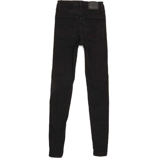 Levi's Mile High Rise Black Skinny Jeans W26 L31
