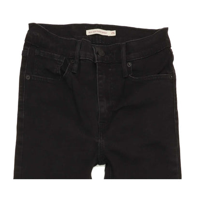 Levi's Mile High Rise Black Skinny Jeans W26 L31