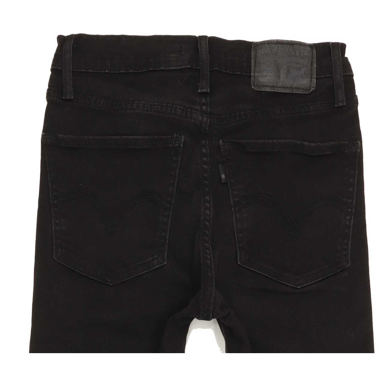 Levi's Mile High Rise Black Skinny Jeans W26 L31