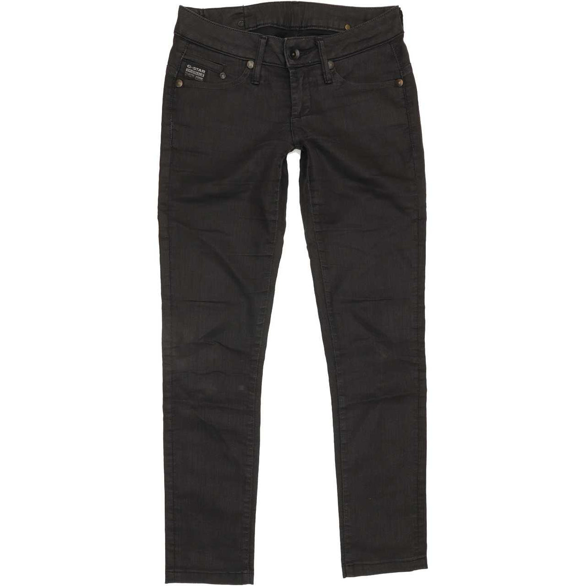 G-Star Women Black Skinny Slim Jeans W28 L28