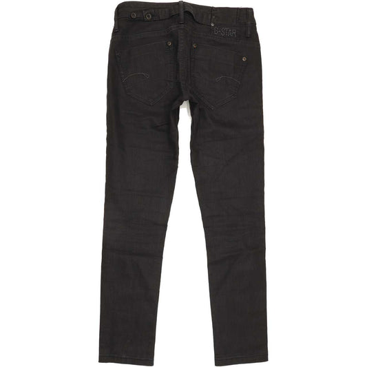 G-Star Women Black Skinny Slim Jeans W28 L28