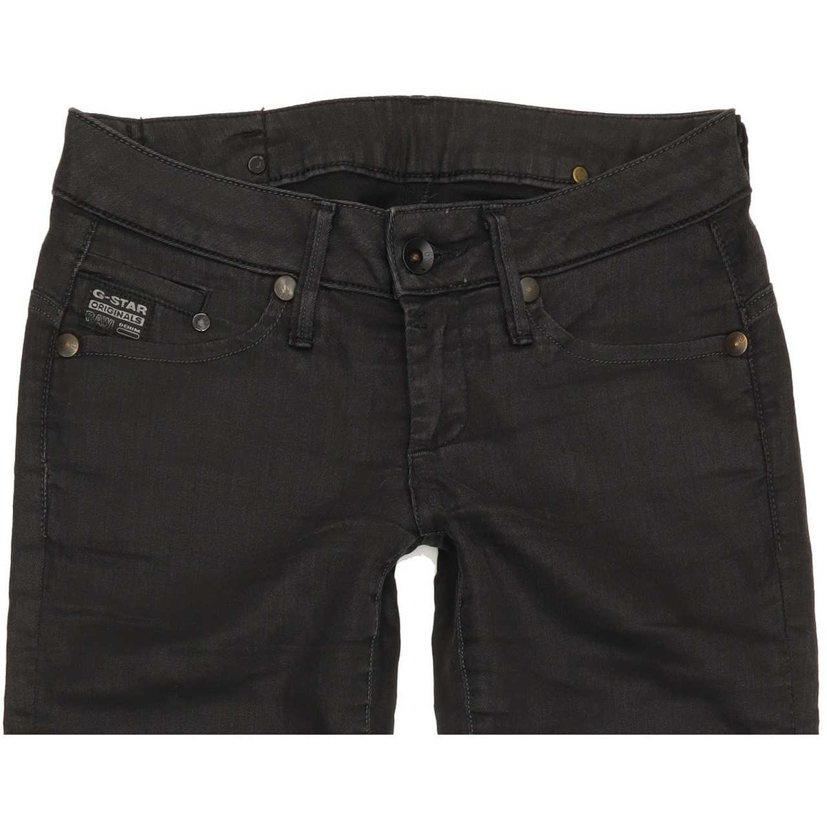 G-Star Women Black Skinny Slim Jeans W28 L28