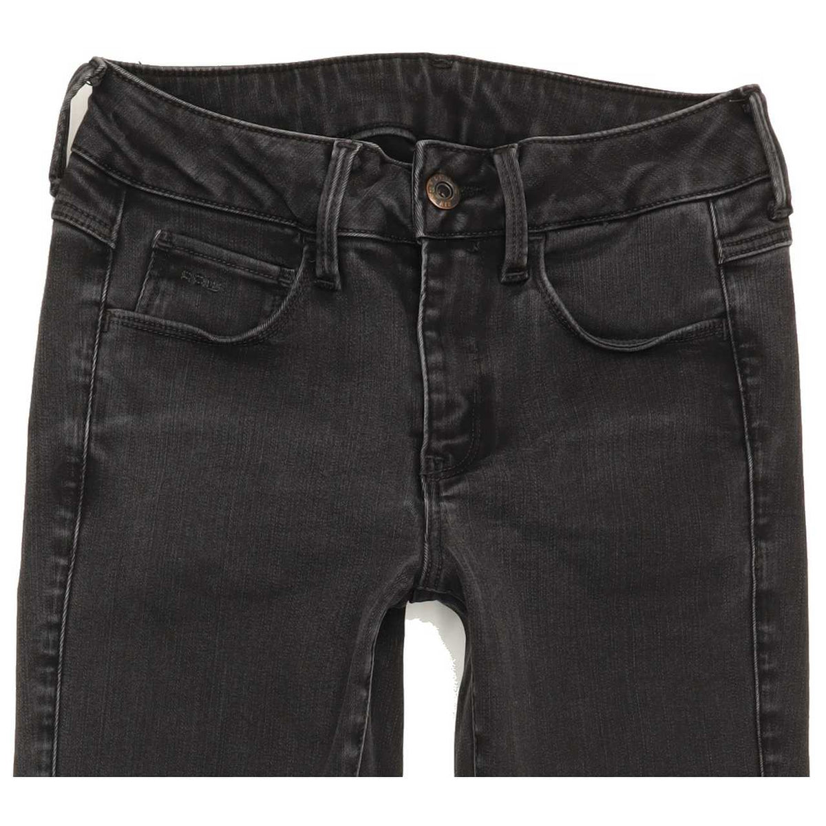 G-Star 3301 Women Charcoal Skinny Regular Stretch Jeans W26 L31