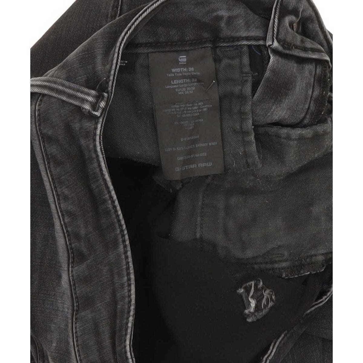G-Star 3301 Women Charcoal Skinny Regular Stretch Jeans W26 L31