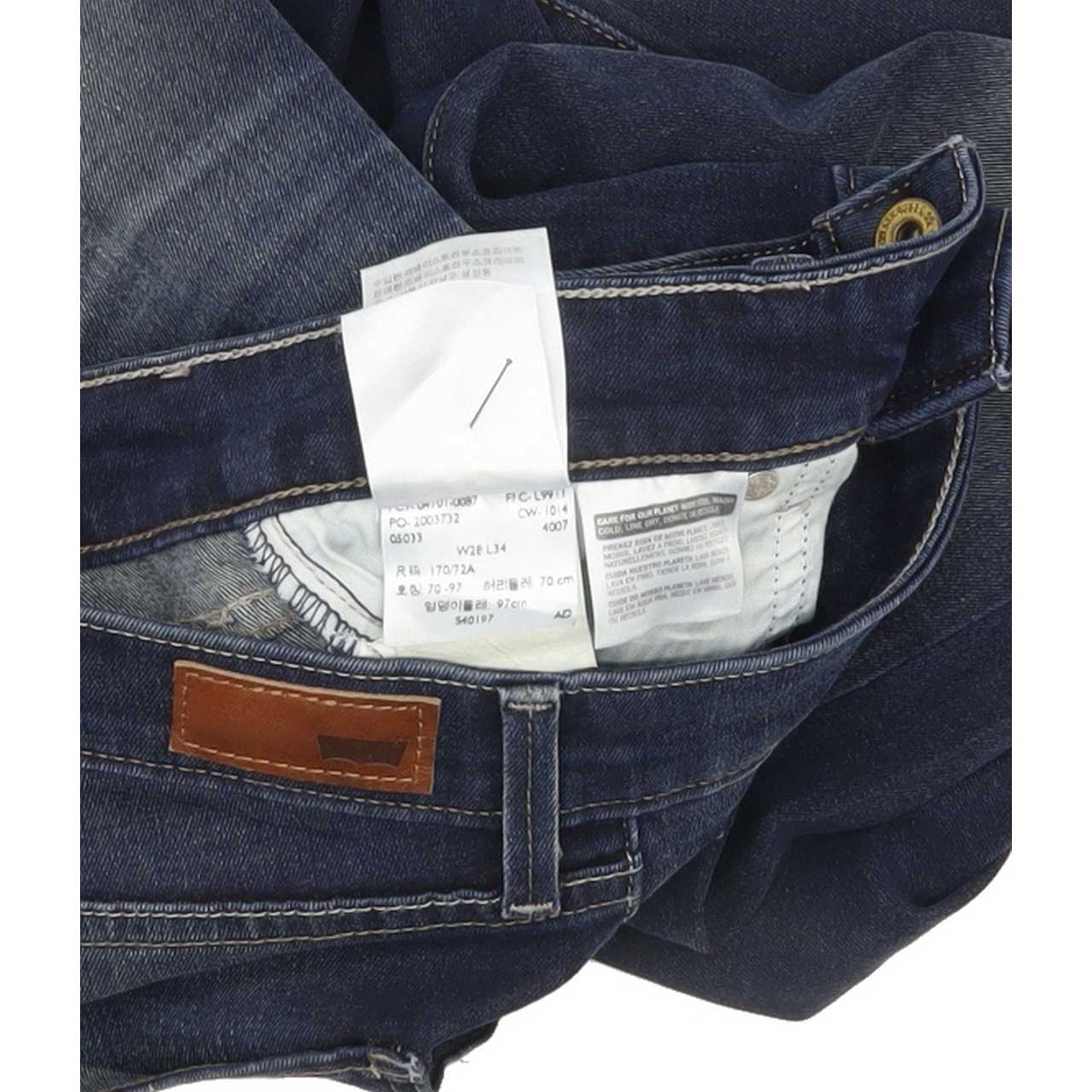 Levi's Demi Curve Women Blue Straight Slim Stretch Jeans W28 L32