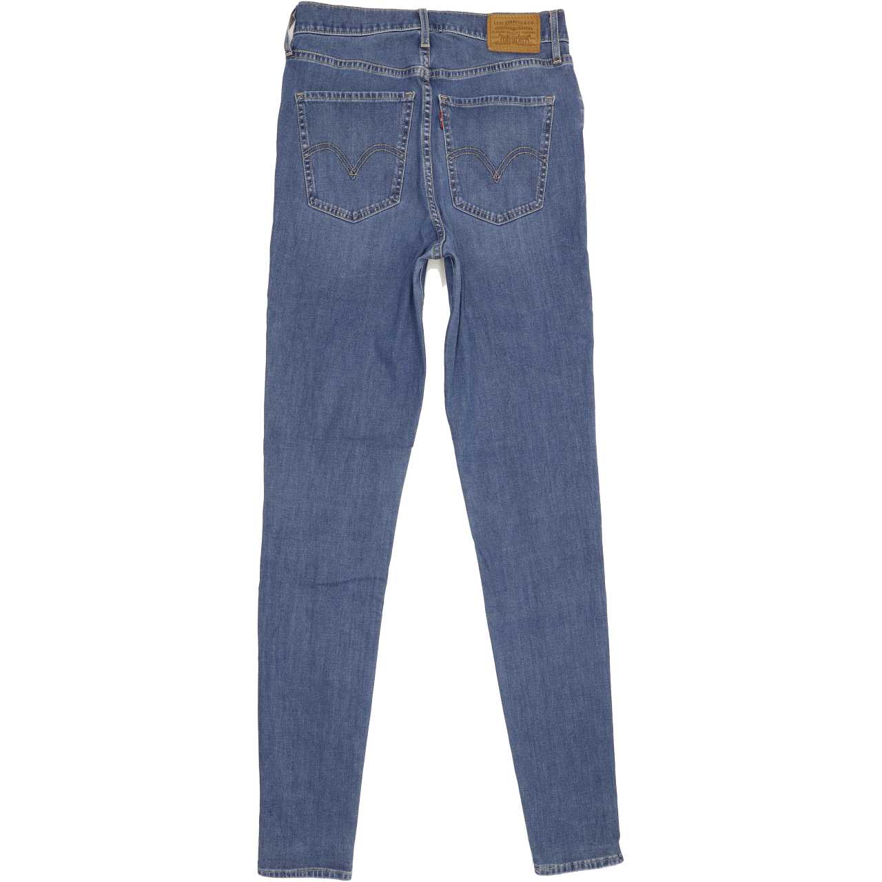 Levi's Mile High Rise Blue Skinny Stretch Jeans High Waisted W28 L32