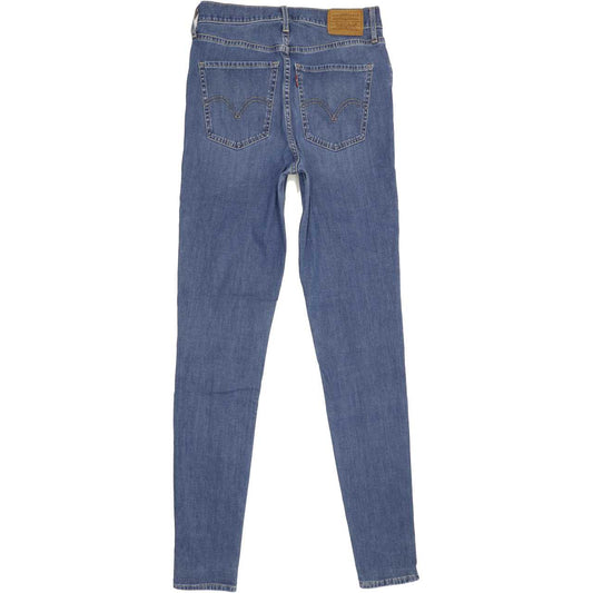 Levi's Mile High Rise Blue Skinny Stretch Jeans High Waisted W28 L32