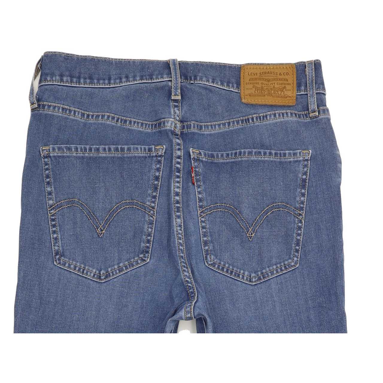 Levi's Mile High Rise Blue Skinny Stretch Jeans High Waisted W28 L32