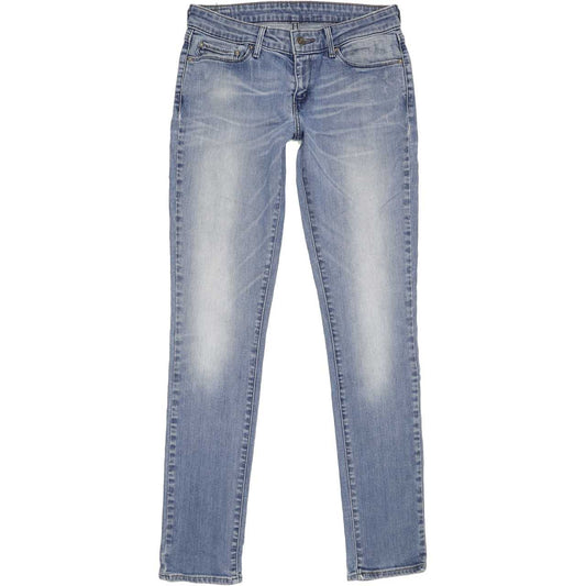 Levi's Women Blue Tapered Regular Stretch Jeans W28 L33
