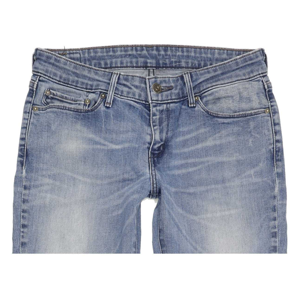 Levi's Women Blue Tapered Regular Stretch Jeans W28 L33
