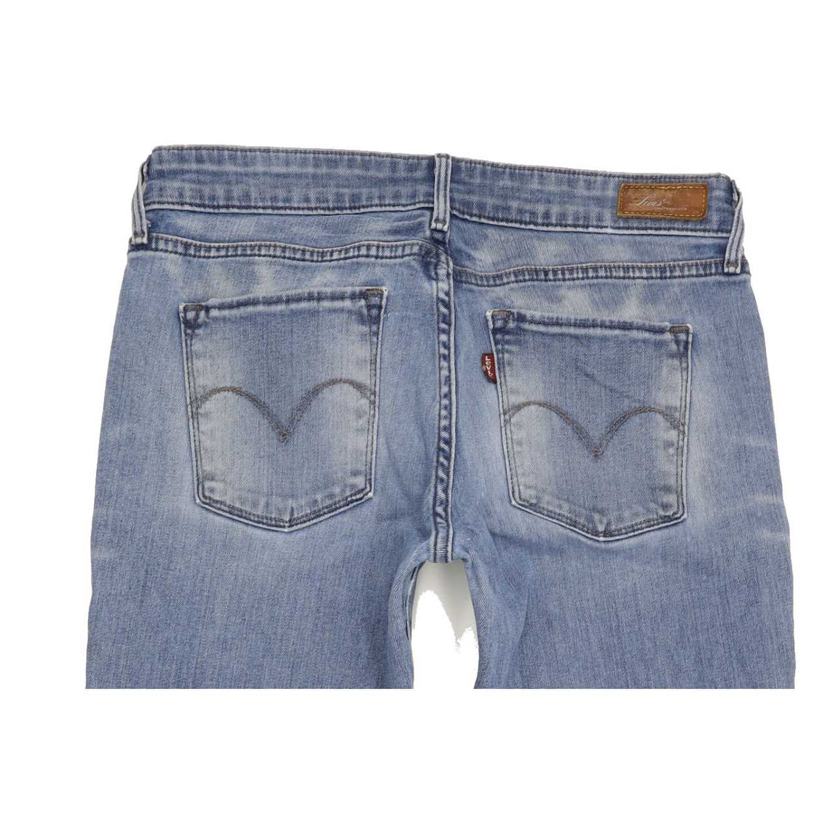 Levi's Women Blue Tapered Regular Stretch Jeans W28 L33