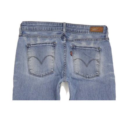 Levi's Women Blue Tapered Regular Stretch Jeans W28 L33