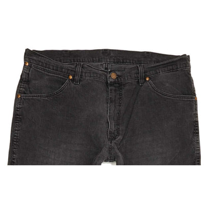Wrangler Alaska Men Charcoal Straight Regular Stretch Jeans W38 L31