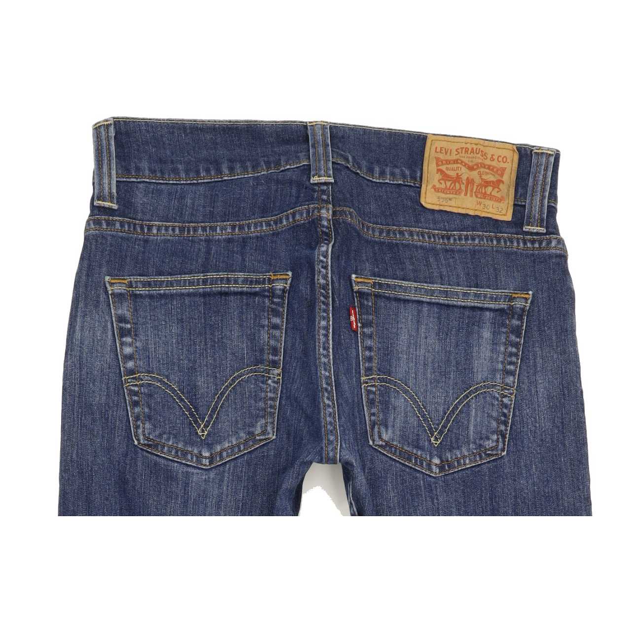 Levi's 506 Men Blue Straight Regular Stretch Jeans W30 L27