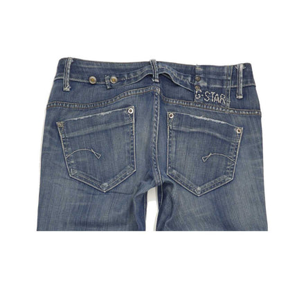 G-Star Midge Women Blue Straight Slim Stretch Jeans W29 L34