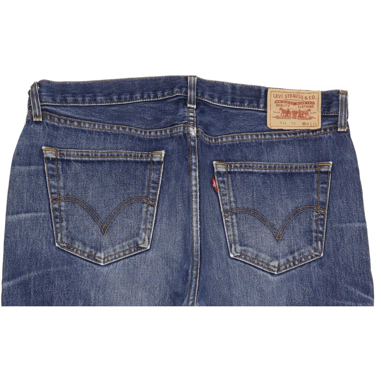 Levi's 751 Men Blue Straight Regular Jeans W38 L31
