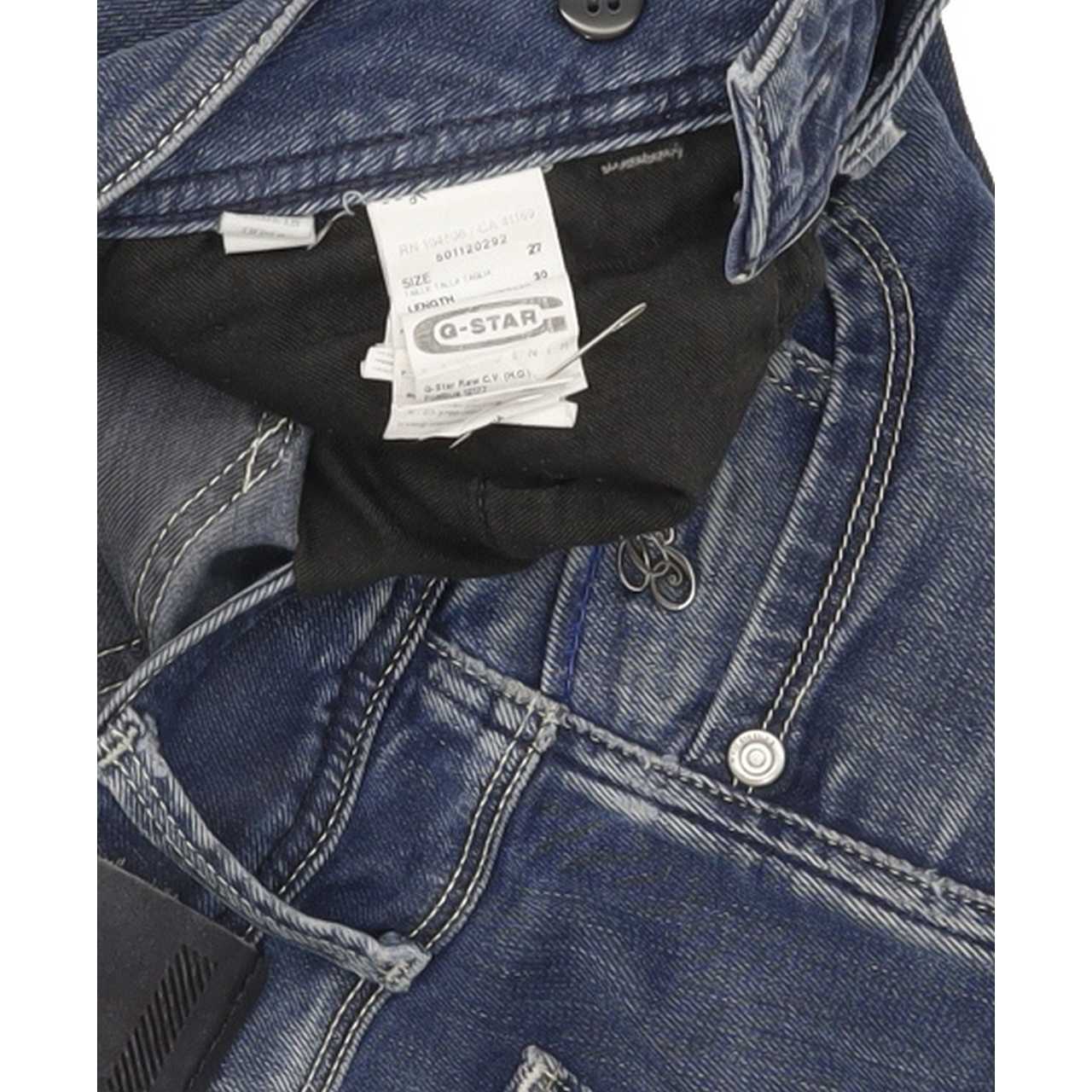 G-Star Lynn Women Blue Straight Slim Stretch Jeans W27 L29