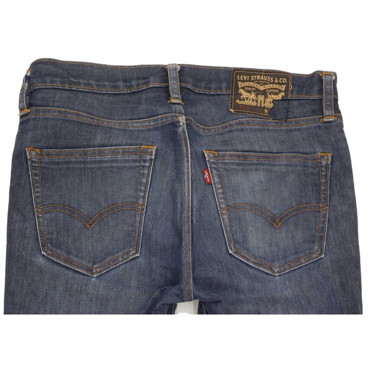 Levi's 511 Men Blue Straight Slim Jeans W33 L32