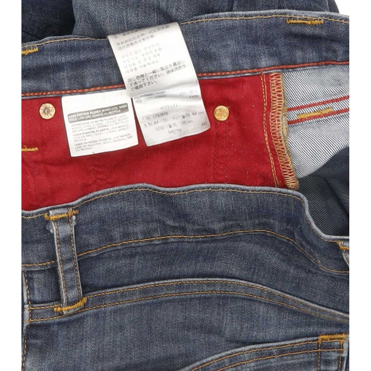 Levi's 511 Men Blue Straight Slim Jeans W33 L32