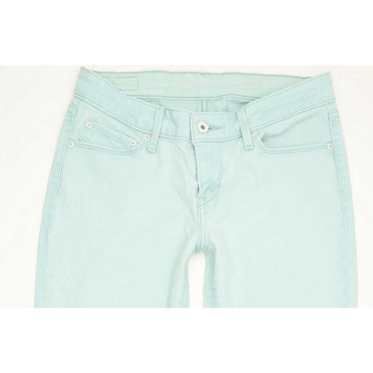 Levi's Demi Curve Women Green Skinny Slim Stretch Jeans W26 L28