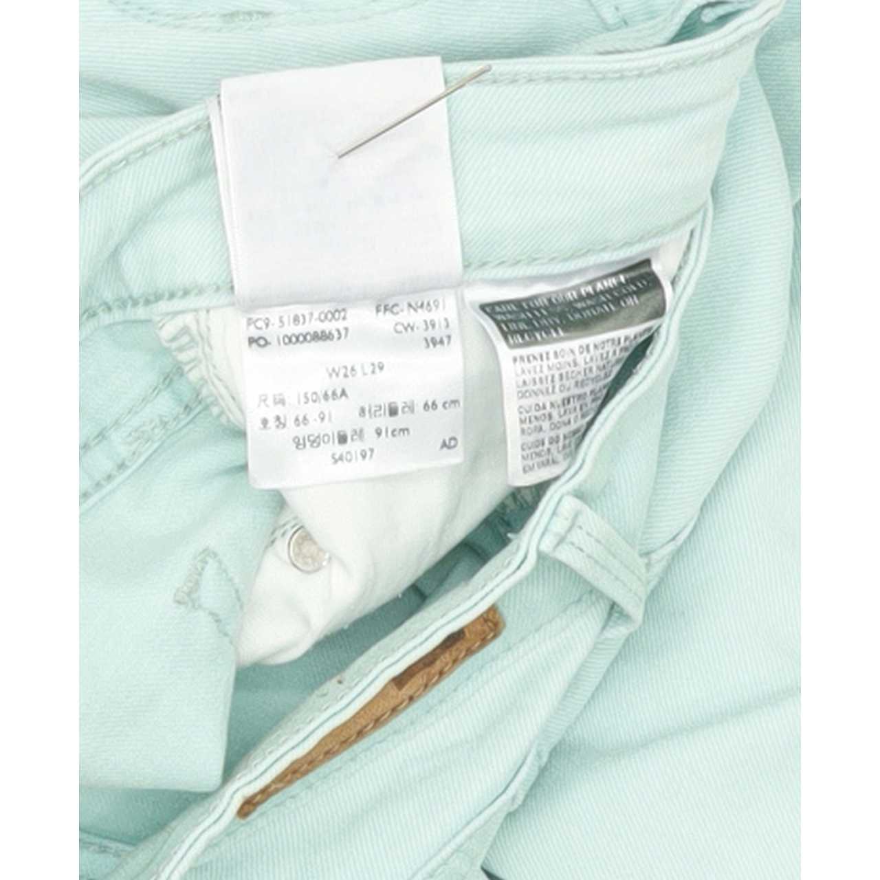 Levi's Demi Curve Women Green Skinny Slim Stretch Jeans W26 L28