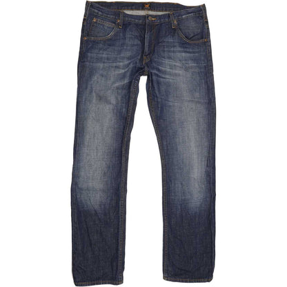 Lee Zed Men Blue Straight Regular Jeans W36 L33