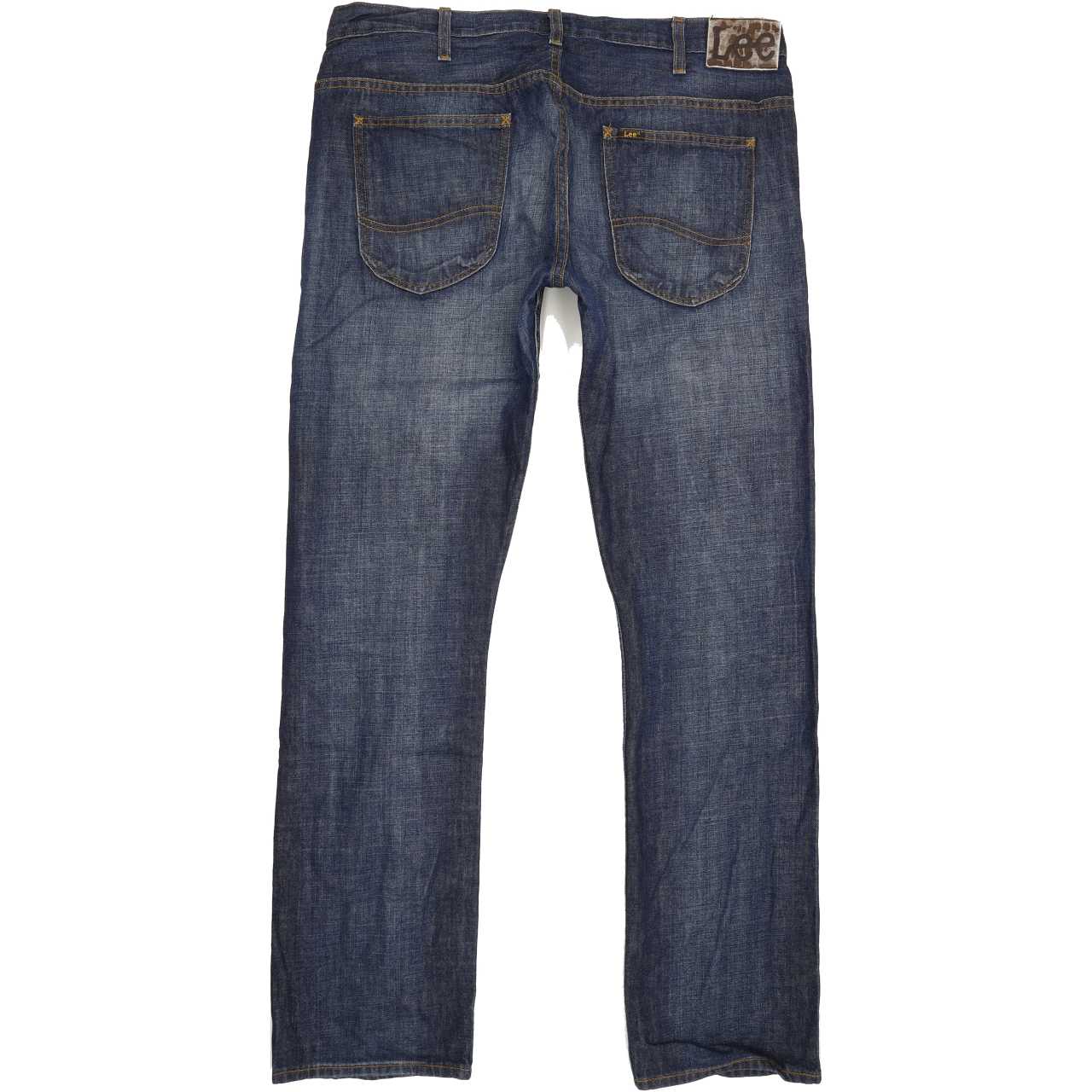 Lee Zed Men Blue Straight Regular Jeans W36 L33