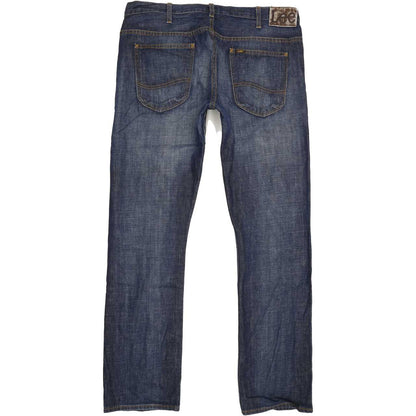 Lee Zed Men Blue Straight Regular Jeans W36 L33