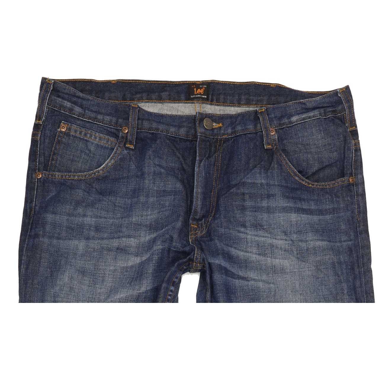 Lee Zed Men Blue Straight Regular Jeans W36 L33