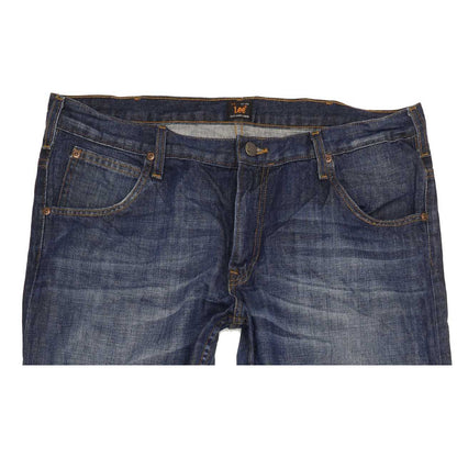 Lee Zed Men Blue Straight Regular Jeans W36 L33