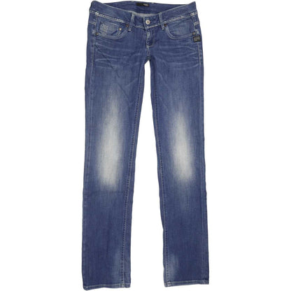 G-Star Attacc Women Blue Straight Slim Stretch Jeans W29 L34