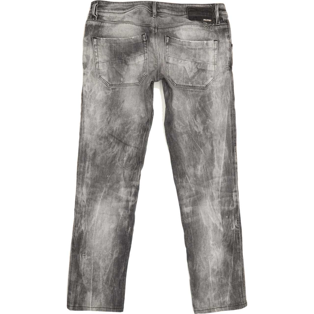 Diesel Nevy Women Grey Straight Regular Stretch Jeans W30 L27