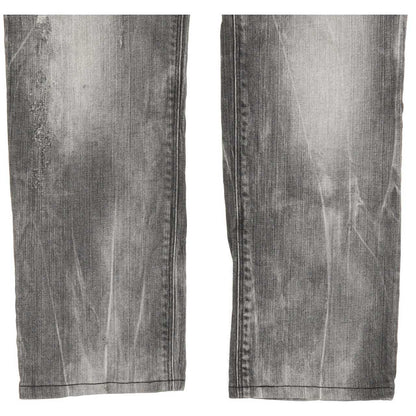 Diesel Nevy Women Grey Straight Regular Stretch Jeans W30 L27