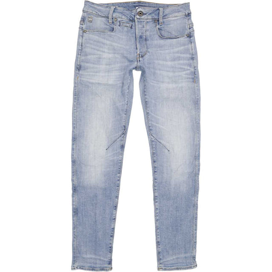 G-Star D-Staq 5 Pocket Men Blue Straight Slim Stretch Jeans W29 L31