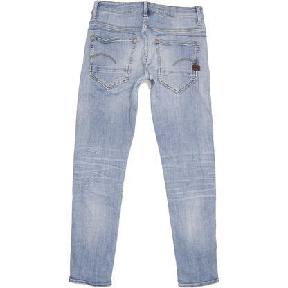 G-Star D-Staq 5 Pocket Men Blue Straight Slim Stretch Jeans W29 L31
