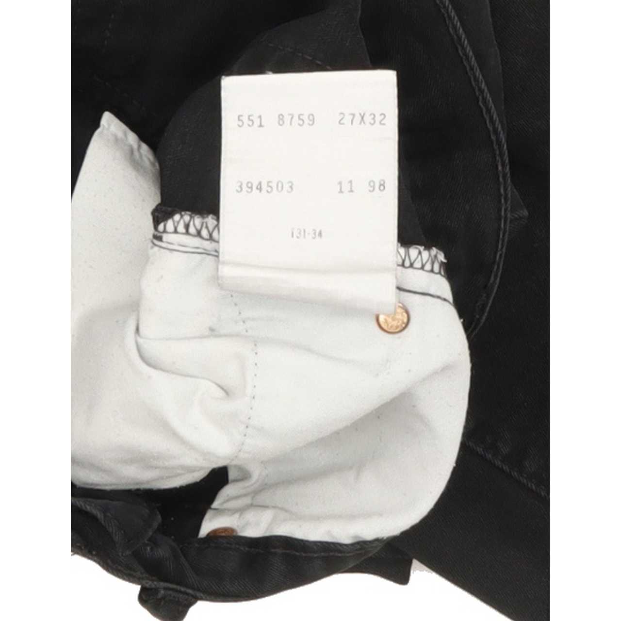 Levi's 551 Men Black Straight Regular Jeans W27 L32