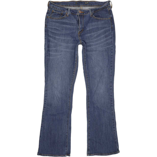 Levi's Women Blue Bootcut Regular Stretch Jeans W32 L32